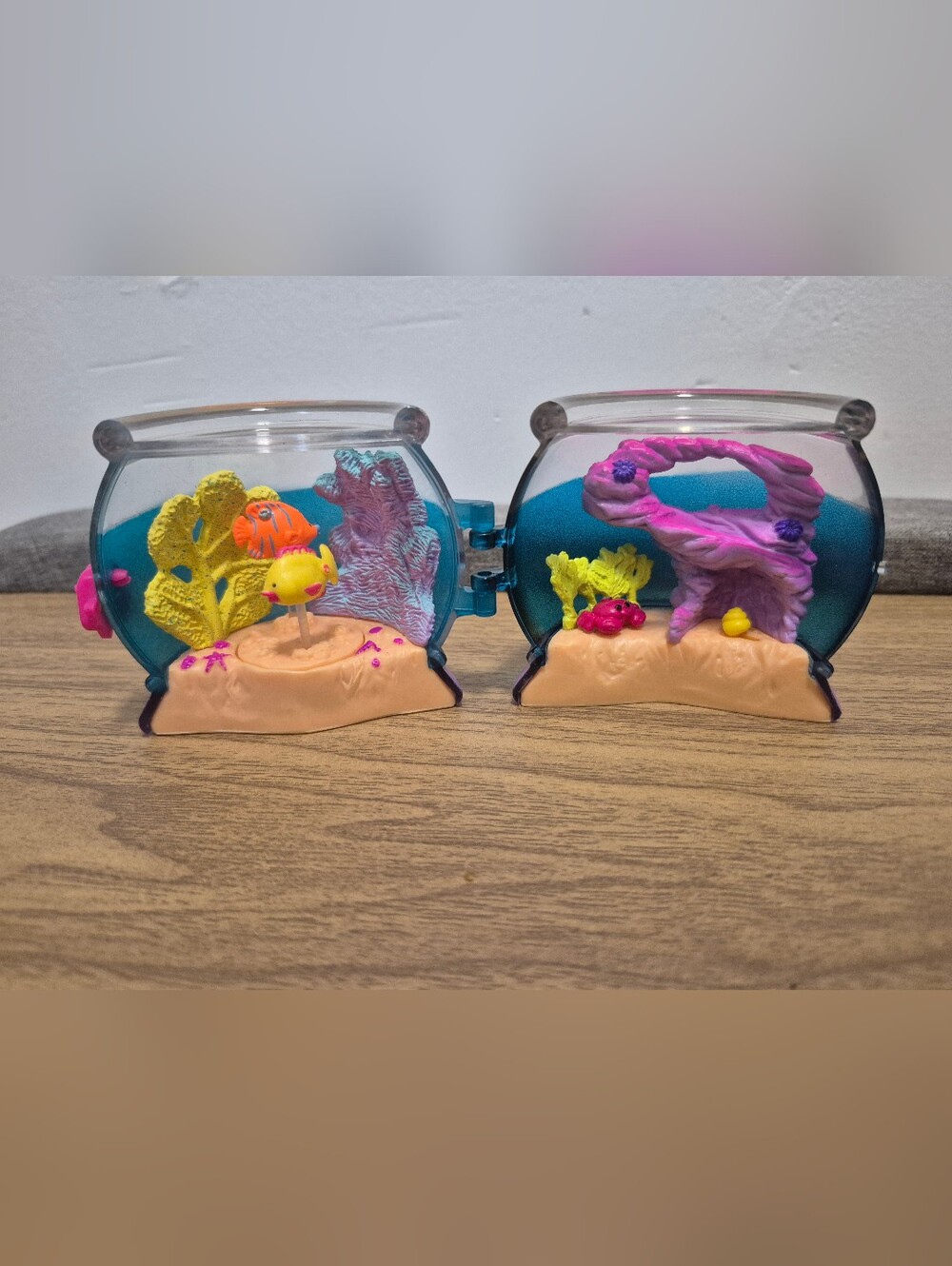 Vintage 1995 Littlest Pet Shop Sweet Swimmy Fish Friends Fish Bowl